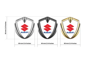 Suzuki Emblema Coche Insignia Tunado Inspirado Brilla Metal